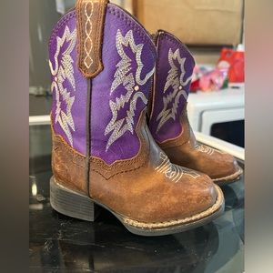 Toddler girls Ariat boots size 5